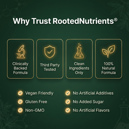 RootedNutrients R-Alpha Lipoic Acid Drops - Support Nerve Health & Regeneration